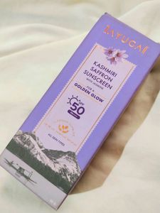 Kashmiri Saffron Sunscreen By Ayuga Best For Dry Skin Who Live In Colder Place