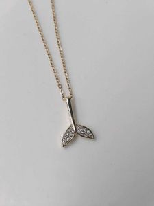 Golden Mermaid Tail Necklace