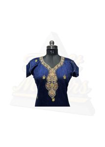 Elegant Blue Embroidered Kurta