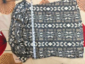 Cheetah Print Off Shoulder Top