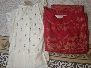 Two Peace Anarkali Kurta