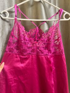 Pink Bow Night Suit
