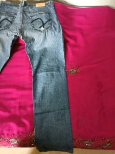 Used Blue Colour Jeans Pant - In Good Condition