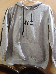 NYC Grey Urban Hoodie - Minimalist Style