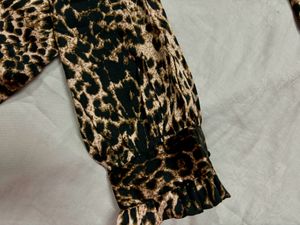 Cheetah Print One Piece Dress