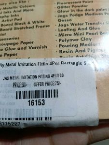 Woolen Thread And Resin Art Material Combo