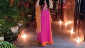 Orange Pink Suit