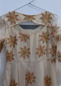Net Short Frock Design