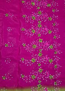 Pink Embroidered Saree