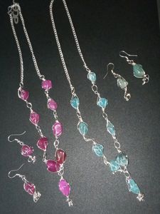 Combo Of 2 Chain With Earrings