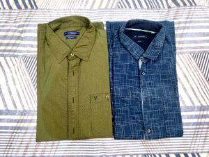 Men Shirt Slim Fit 42 Cm Van Huesen