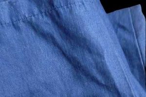 Vintage Blue High-Waisted Pants