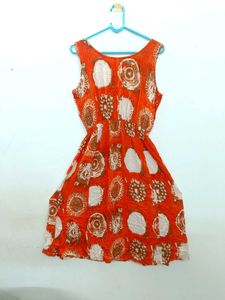 Beautiful Floral Print Modi Dress