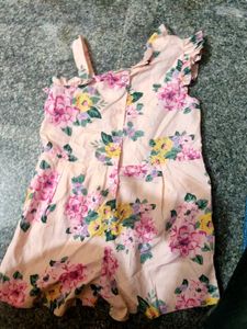 Very Beautiful Floral Fancy Pretty Dress Un Used It's New