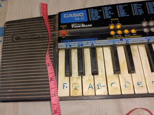Casio Piano Keyboard Sa21 Musical Instrument