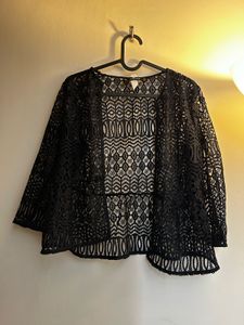 Black Lace Shrug