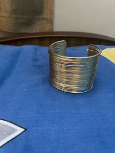 Gold Plated Bangle Cuff Bracelet For Women