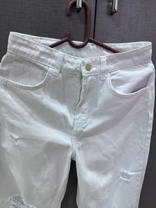 White Torn Jeans