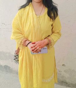 Yellow Kurta Set New Style
