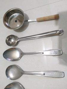 kitchen spoon combo, cooking helper , kanchi