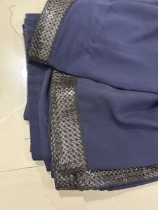 Navy Blue Saree
