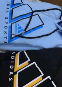 Adidas Black Graphic Hoodie