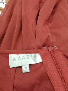 Elegant Burgundy Maxi Azazie Dress(A6)