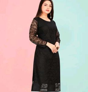 Elegant Black Lace Dress