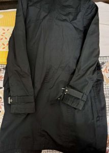 Original Black Michael Kors Trench Long Coat