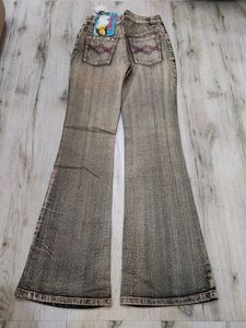 Sc1768 Snazzy Bootcut Jeans Waist 26