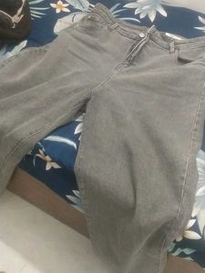 Stylish Gray Denim Jeans