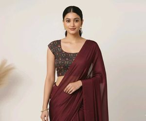 Elegant Maroon Blouse