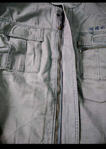 DENIM Vintage Workwear heavy FUR Jacket