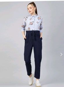 Floral Print Jumpsuit