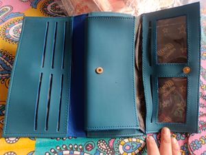 Soft Teal Colour Wallet