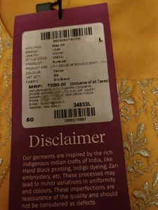 Libas Yellow Kurta Set