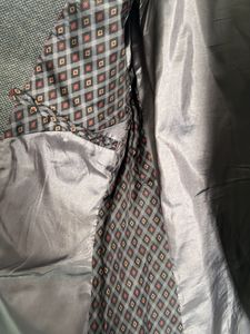 Gray Casual Blazer
