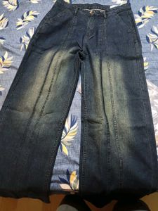 WIDE LEG DENIM JEANS