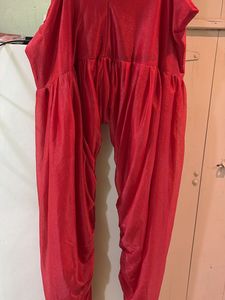 Smooth Net Heavy Pleated Pyjama