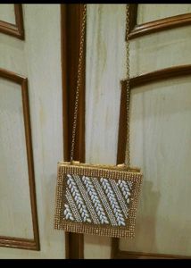 Elegant Beaded Clutch