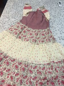 Floral Print Tiered Dress