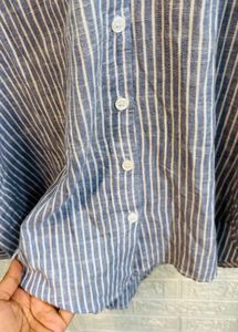 🇮🇹 Italy Imported Striped Button-Down Shirt