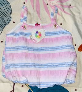 Striped Tank &amp; Shorts Set