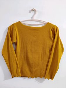 Mustard Full Sleeves Top