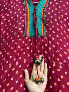 Bandhani Print Kurta