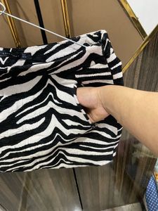 Zara Zebra Print Mini Skirt