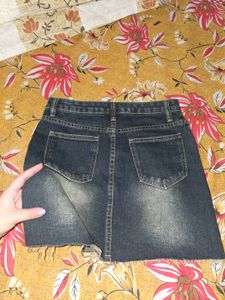 Y2k Denim Mini Skirt💙