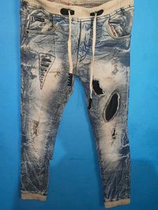 Distressed Denim Jeans