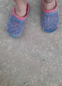 Blue & Pink Clogs