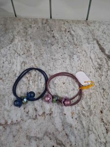 Beaded Hair Tie Set